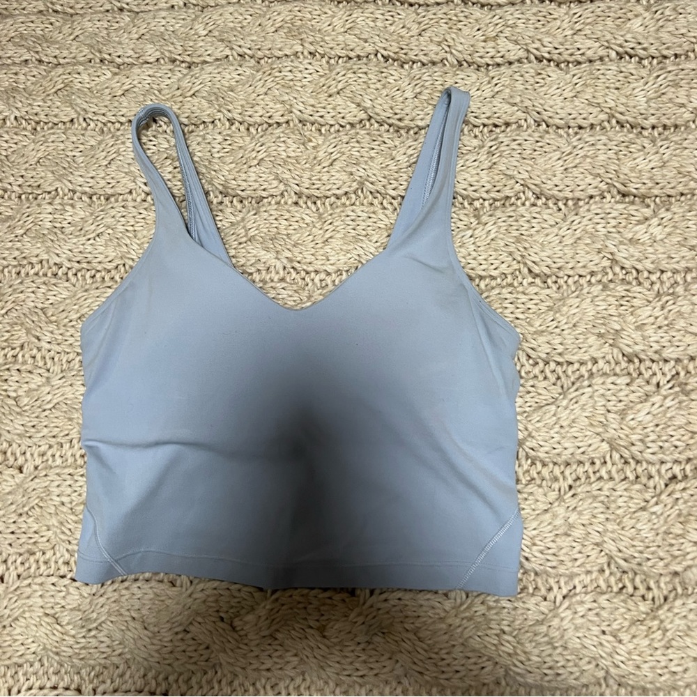 blue lululemon align tank